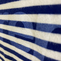 SUPREME シュプリーム 15AW STRIPED LOGO ストライプロゴ ロンT ネイビー sizeL 瑞穂店