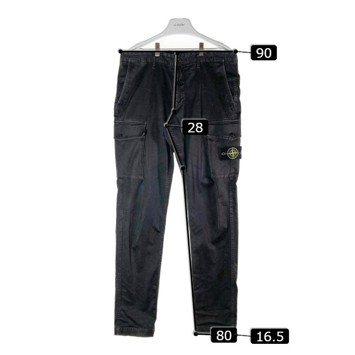 STONE ISLAND ストーンアイランド 721532029 20SS NYLON CARGO PANTS カーゴパンツ ブラック sizeW33 瑞穂店