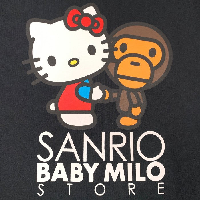 A BATHING APE アベイシングエイプ 2010 HELLO KITTY ハローキティ MILO マイロ Tシャツ ブラック Size M 福生店