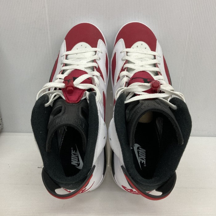 NIKE ナイキ AIR JORDAN 6 RETRO CARMINE エアジョーダン6 カーマイン CT8529-106  ホワイト×レッド size27.5cm 瑞穂店