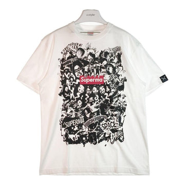 MAXIMUM THE HORMONE マキシマムザホルモン 恋のスペルマ バンドTシャツ ホワイト sizeL 瑞穂店