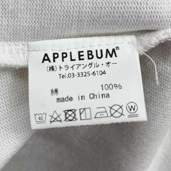 APPLEBUM アップルバム Tシャツ サイズ:M フォト プリント クルーネック 半袖 Tシャツ ホワイト 白 トップス カットソー 【メンズ】