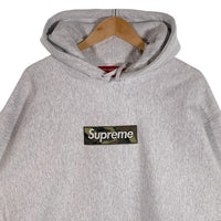 Supreme シュプリーム 23AW Box Logo Hooded Sweatshirt ボックスロゴ プルオーバースウェットパーカー 迷彩 アッシュグレー Size L 福生店