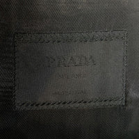 PRADA プラダ 2B ウール レーヨン テーラードジャケット チャコール 秋冬 Size 48 福生店