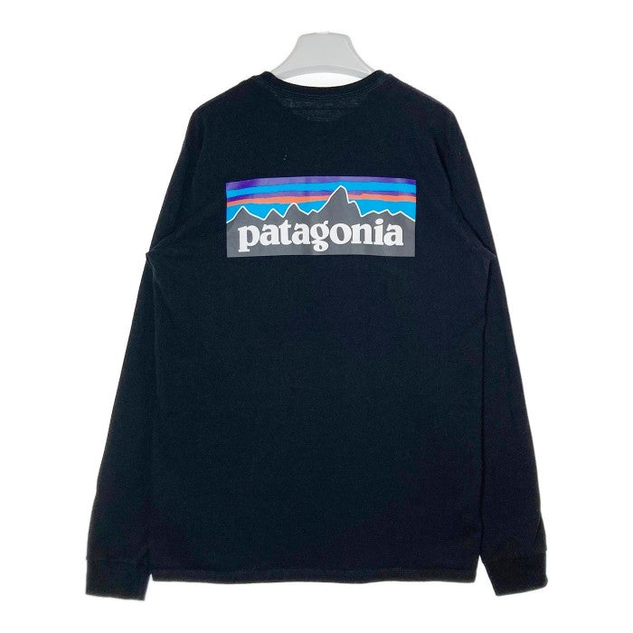 Patagonia パタゴニア 38518 P-6 レスポンシビリティー ロンT ブラック sizeM 瑞穂店