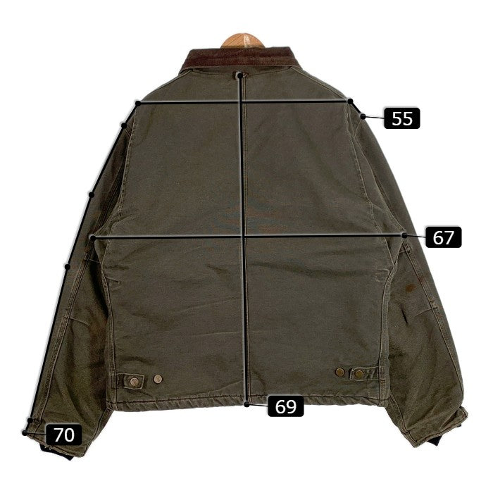 Carhartt カーハート Traditional Jacket トラディショナルジャケット ダック地 モスグリーン Size XL 相当
