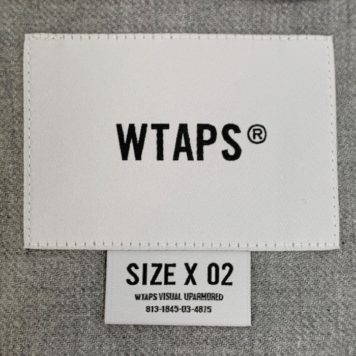 WTAPS ダブルタップス 23SS LEAGUE LS ベースボールシャツ グレー Size 02 福生店