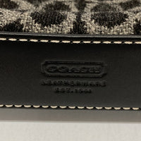 COACH コーチ 8132 シグネチャー ウール アクセサリーポーチ ミニバッグ ブラック 瑞穂店