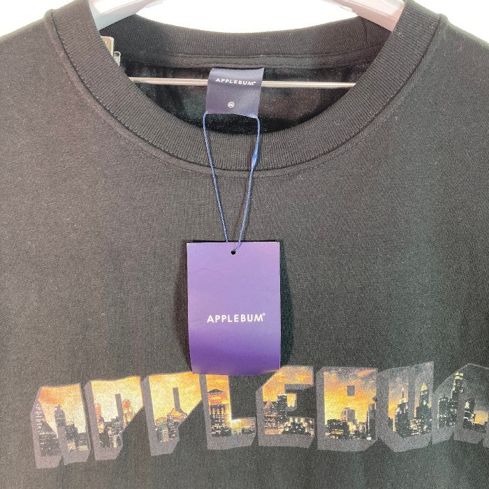APPLEBUM アップルバム Tシャツ ロゴ タグ付き ブラック sizeXXL