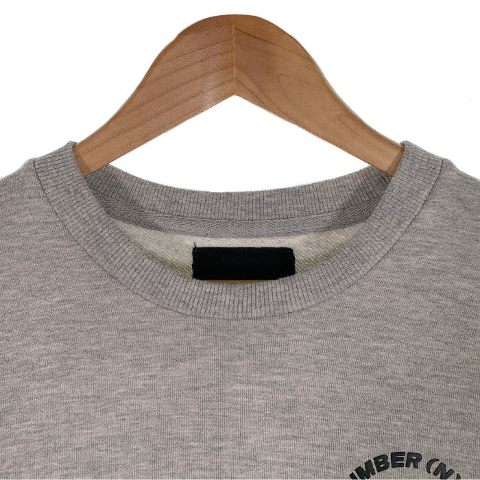 NUMBER(N)INE DENIM ナンバーナイン デニム スウェットクルーネック トレーナー サイドライン グレー Size M 福生店