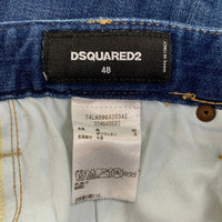 DSQUARED2 ディースクエアード TIDY BIKER JEAN バイカージーンズ デニム ペイント ダメージ加工 Size 48 福生店