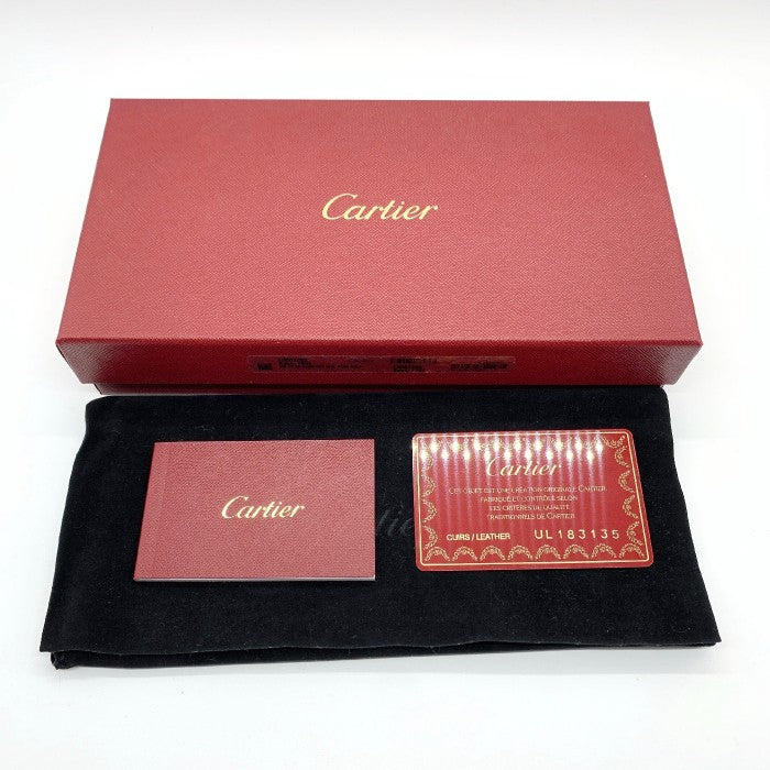 Cartier カルティエ ハッピーバースデー パテントレザー 二つ折り財布 ブラック L3001282 福生店