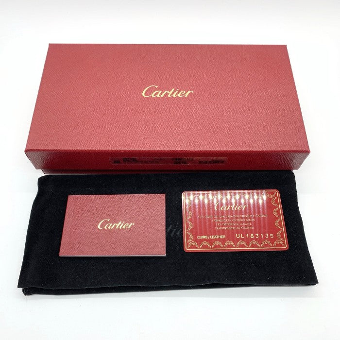 Cartier カルティエ ハッピーバースデー パテントレザー 二つ折り財布