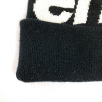 SUPREME シュプリーム 17AW Big Logo Beanie ビッグ ロゴ ビーニー ブラック 瑞穂店