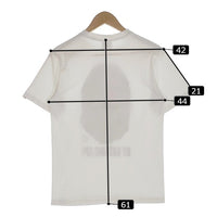 A BATHING APE アベイシングエイプ ビッグエイプヘッド プリントTシャツ ホワイト Size S 福生店