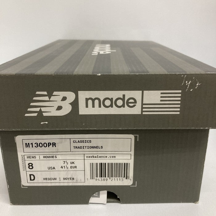 NEW BALANCE ニューバランス M1300PR MADE IN USA ローカットスニーカー BLUE YELLOW  ブルー size26cm 瑞穂店