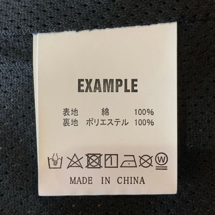 EXAMPLE エグザンプル デニム トラックジャケット インディゴ Size XL 福生店