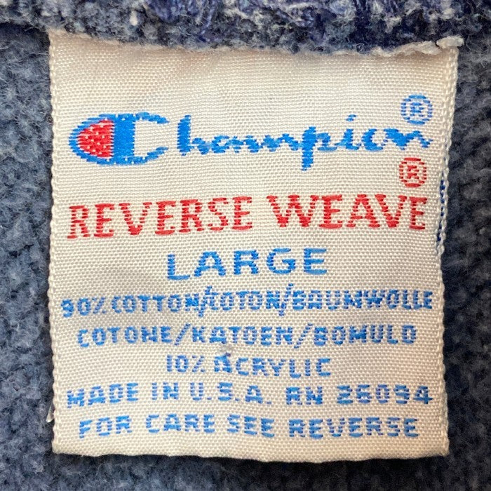 Champion チャンピオン 90s REVERSE WEAVE リバースウィーブ スウェット パーカー ネイビー sizeL 瑞穂店