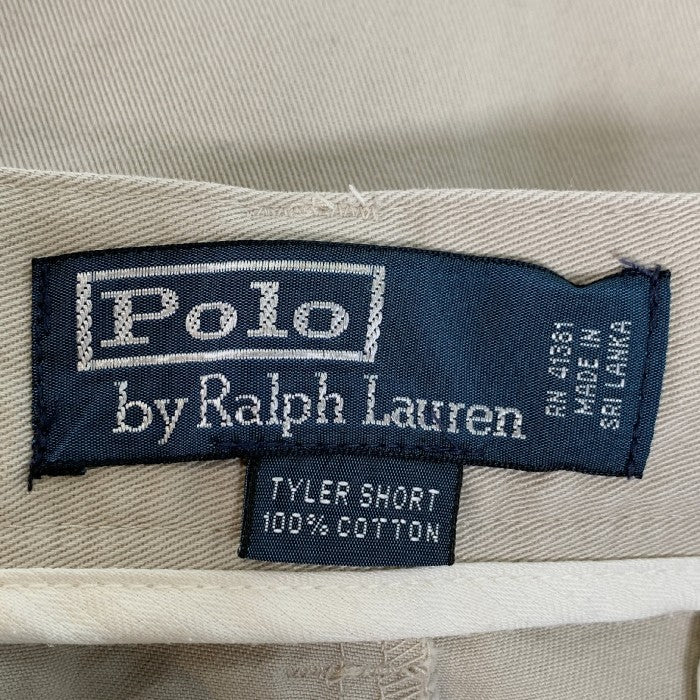 RALPH LAUREN ラルフローレン CLASSIC CHINO 2タック チノショーツ ショートパンツ ベージュ Size 32 福生店