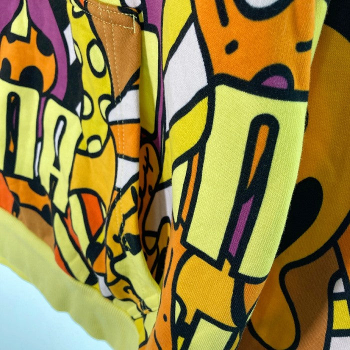 PUMA×Britto X Aop Hoodie 総柄 パーカー イエロー sizeM 瑞穂店