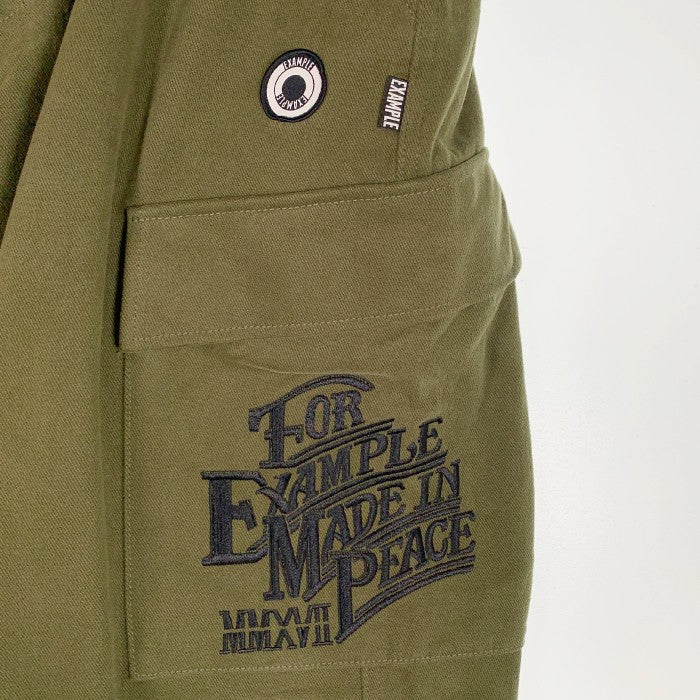 EXAMPLE エグザンプル 22AW EX MADE IN PEACE CARGO PANTS カーゴパンツ オリーブ Size XL 福生店