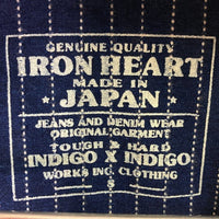 IRON HEART アイアンハート ウォバッシュ 半袖シャツ インディゴ sizeS 瑞穂店