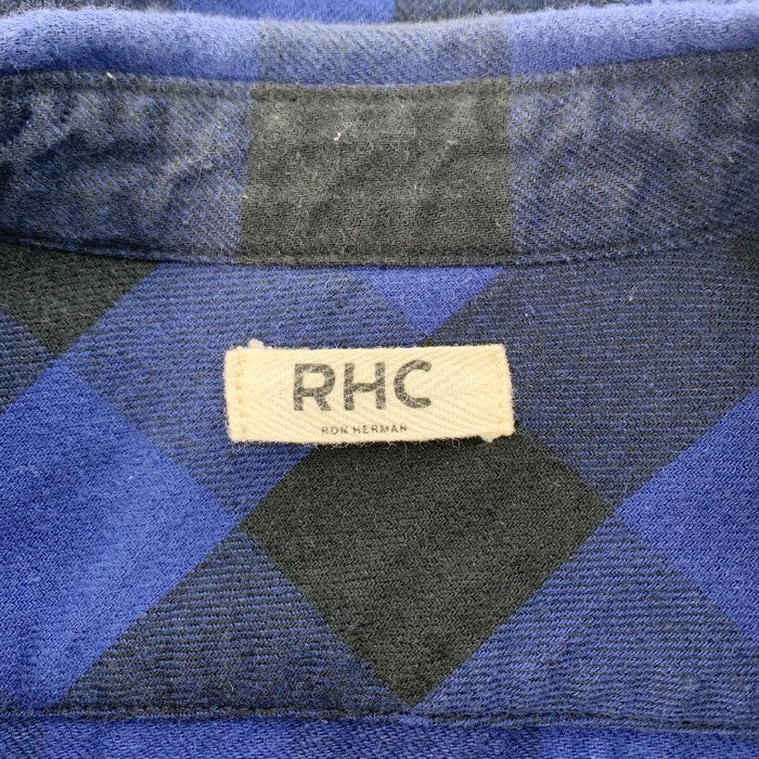 RHC Ron Herman ロンハーマン バッファローチェック フランネルシャツ ブルー Size S 福生店