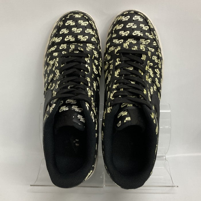 NIKE ナイキ AH8462-001 AIR FORCE 1 07 QS NIKE ALL OVER LOGO エアフォース1 スニーカー ブラック size28cm 瑞穂店