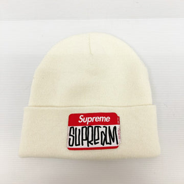 Supreme シュプリーム 21AW Gonz Nametag Beanie ニット帽 ビーニー ホワイト 瑞穂店