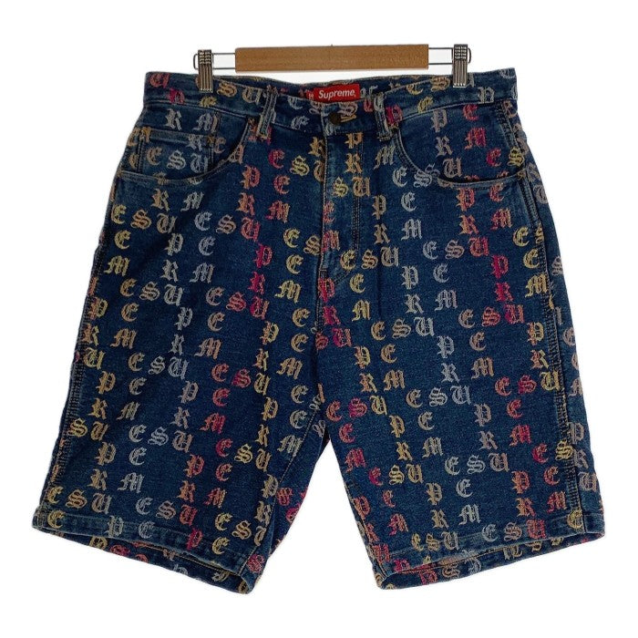 SUPREME シュプリーム 22SS Gradient Jacquard Logo Denim Shorts グラディエントジャガードロゴ デニムショーツ Size 32 福生店