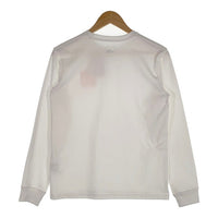 THE NORTH FACE ノースフェイス L/S Square Logo Tee ロングスリーブ スクエアロゴ Tシャツ ホワイト レディース NT82136 Size M 福生店