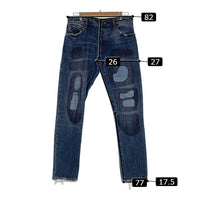 BILLIONAIRE BOYS CLUB ビリオネアボーイズクラブ BB HALF MOON JEAN ダメージ リペア加工 デニムパンツ 811-9109 インディゴ Size 30 福生店