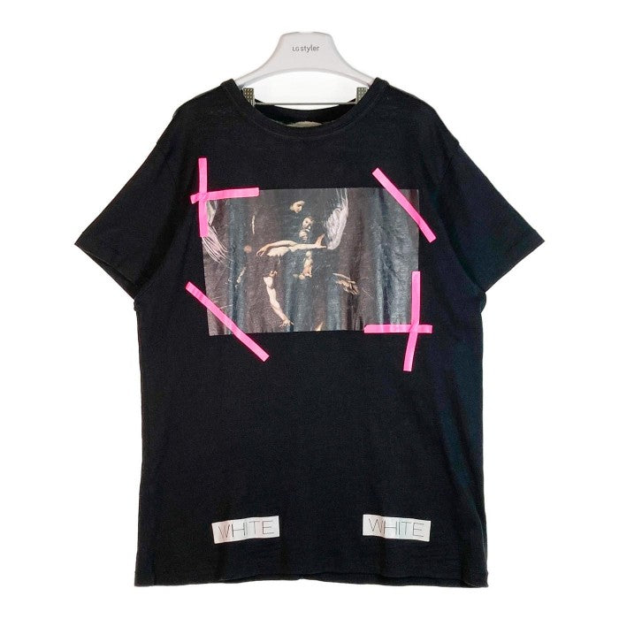OFF-WHITE オフホワイト 16AW 7 OPERE T-SHIRT グラフィックプリント 半袖 Tシャツ ブラック sizeM 瑞穂店