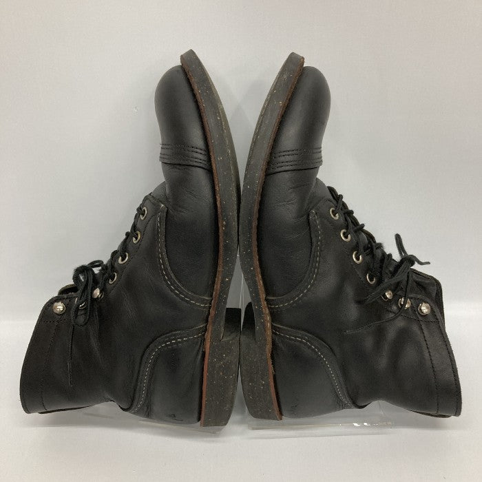 RED WING レッドウイング 8114 14年製 アイアンレンジブーツ ブラック size26.5cm 瑞穂店