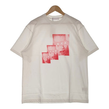 GOD SELECTION XXX ゴッドセレクショントリプルエックス 22AW プリント Tシャツ ホワイト GX-S22-ST-20 Size L 福生店