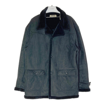 KANSAI JEANS カンサイジーンズ  フェイク ムートンコート ブラック size4L 瑞穂店