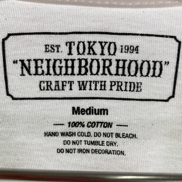 NEIGHBORHOOD ネイバーフッド 19CG2 長袖Tシャツ ホワイト sizeM 瑞穂店
