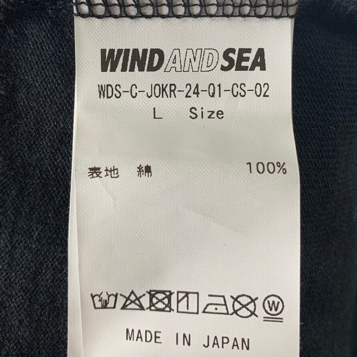 WIND AND SEA ウィンダンシー 23AW THE DARK KNIGHT ダークナイト THE JOKER S/S TEE ジョーカー プリントTシャツ Size L 福生店