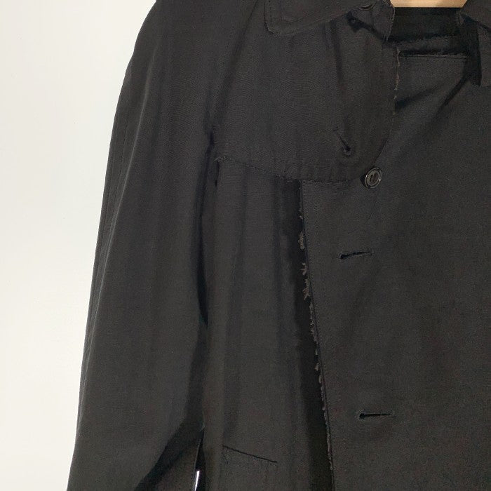 KNOTT MEN ノット メン Olmetex Cloth Trench Coat オルメテックスクロス トレンチコート ブラック Size 0 福生店