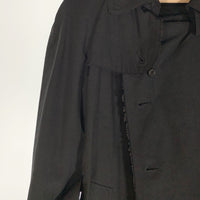 KNOTT MEN ノット メン Olmetex Cloth Trench Coat オルメテックスクロス トレンチコート ブラック Size 0 福生店