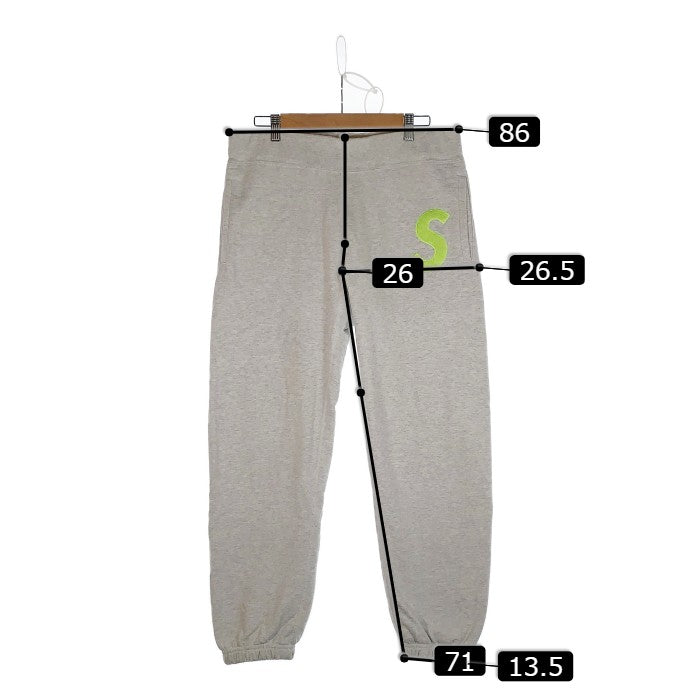 SUPREME シュプリーム 19AW S Logo Sweat Pants Sロゴ スウェットパンツ グレー Size S 福生店