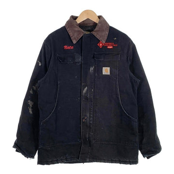 Carhartt カーハート Traditional Coat トラディショナルコート 中綿 ダック地 ブラック Size M-L 相当 福生店