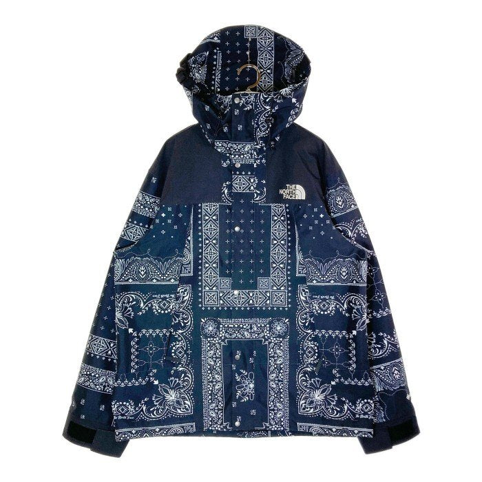 THE NORTH FACE ノースフェイス マウンテンパーカー ゴアテックス 韓国限定 ペイズリー バンダナ柄 ブラック size3XL 瑞穂店