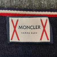 MONCLER GAMME BLUE モンクレールガムブルー ウール クルーネックセーター グレー Size L 福生店