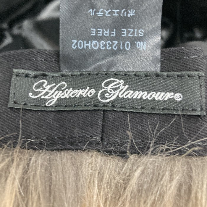 HYSTERIC GLAMOUR ヒステリックグラマー SUPER HYS コサックキャップ 帽子 ベージュ 瑞穂店