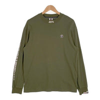 AAPE BY A BATHING APE エーエイプ ロングスリーブTシャツ プリント オリーブ Size XL 福生店