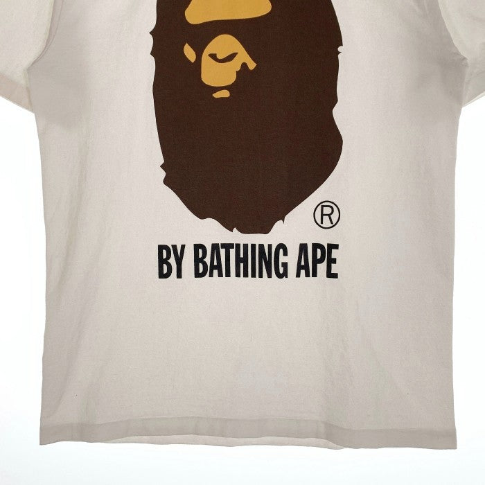 A BATHING APE アベイシングエイプ ビッグエイプヘッド プリントTシャツ ホワイト Size S 福生店