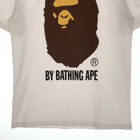 A BATHING APE アベイシングエイプ ビッグエイプヘッド プリントTシャツ ホワイト Size S 福生店