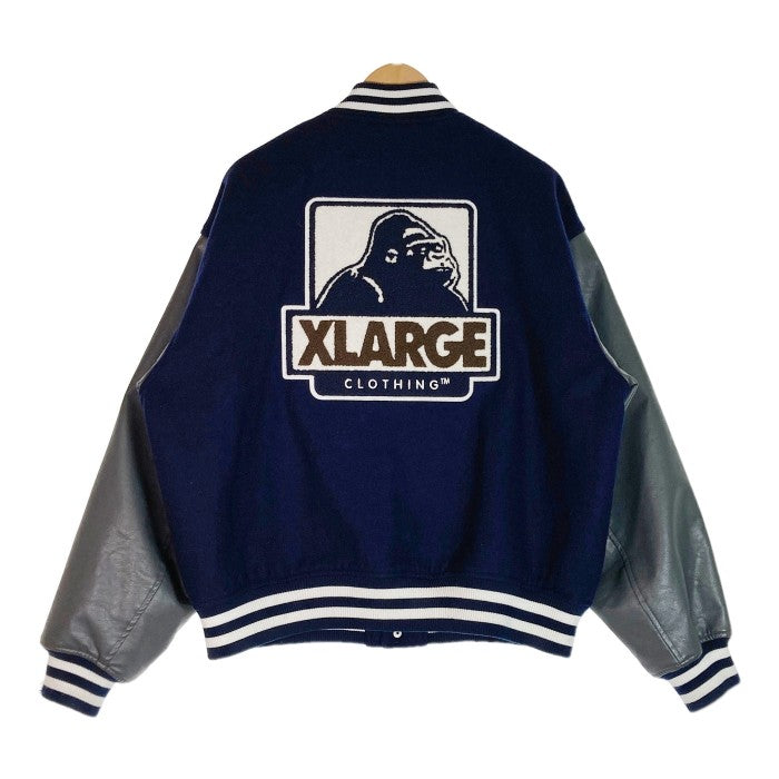 XLARGE エクストララージ 101214021004 OG VARSITY JACKET スタジャン ネイビー sizeL 瑞穂店