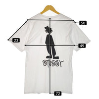 Stussy ステューシー シャドウマン Tシャツ  白 sizeM 瑞穂店